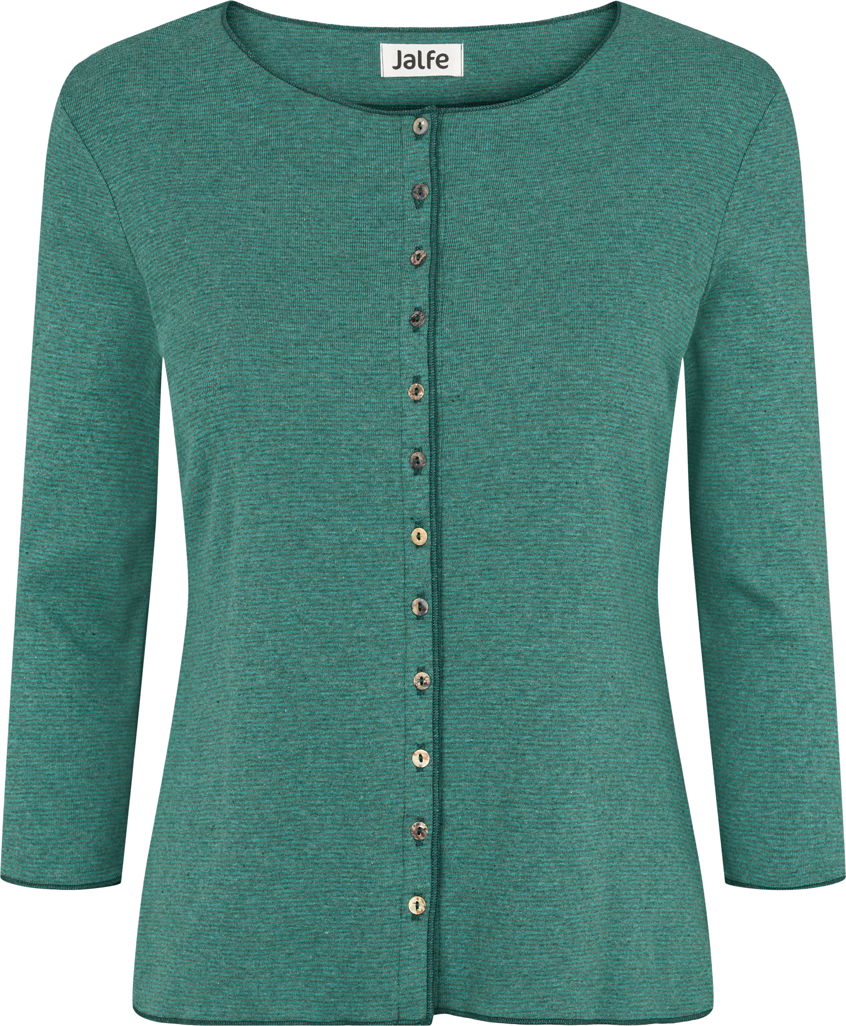 Cardigan 3/4 stripes organic cotton